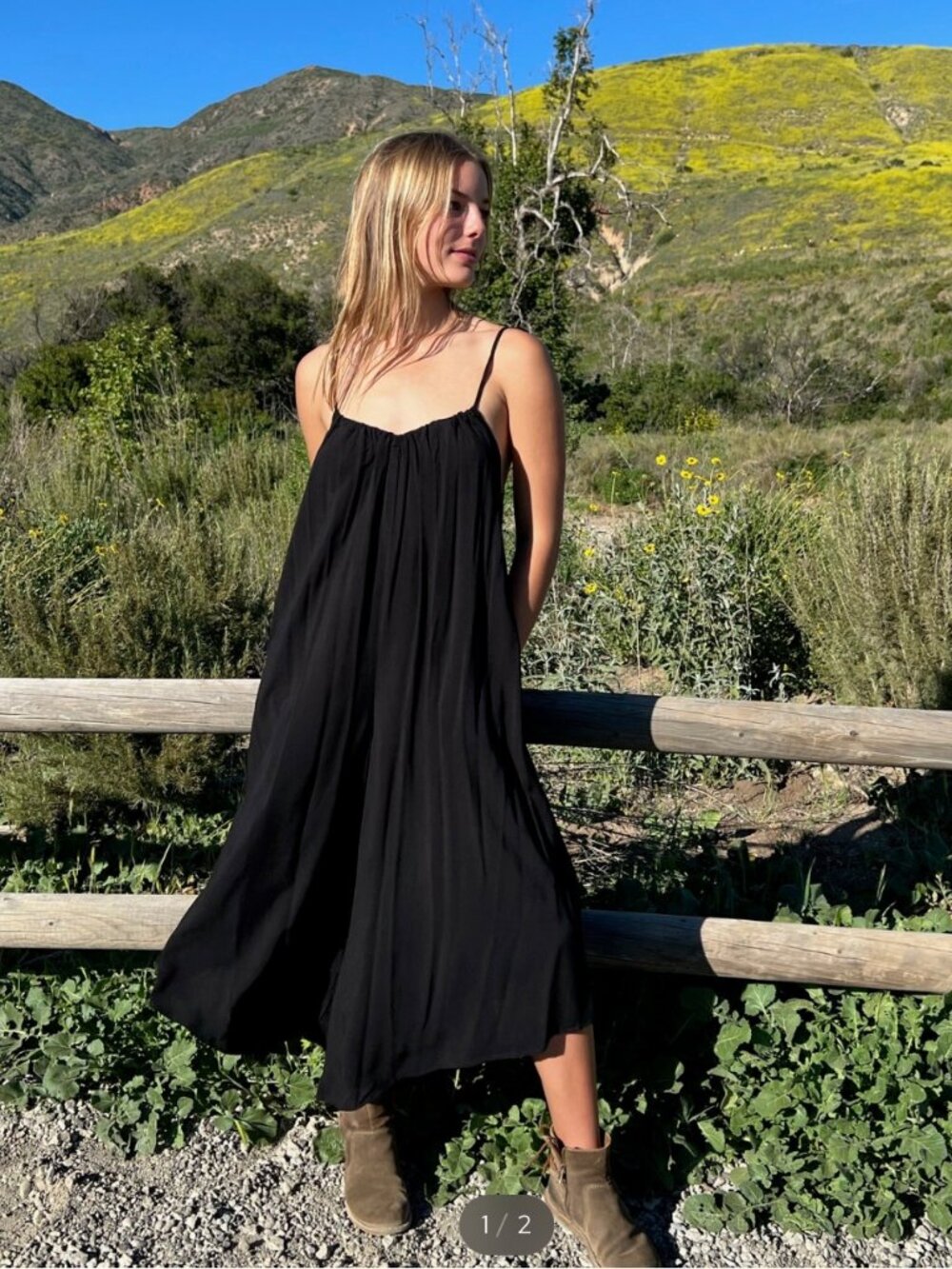 LIKE NEW 2/3 TYSA Sonoma Playsuit Jumpsuit Black
